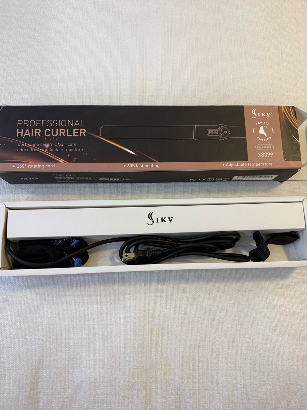 IKV 1 1/4 in Professional Hair Curler Wand